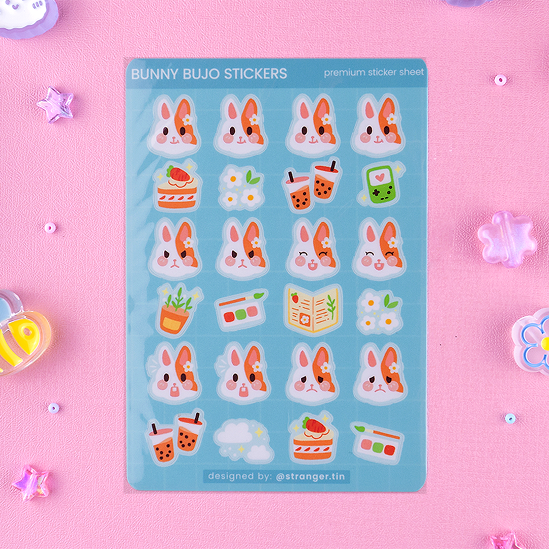 Bunny Journal Sticker Sheet