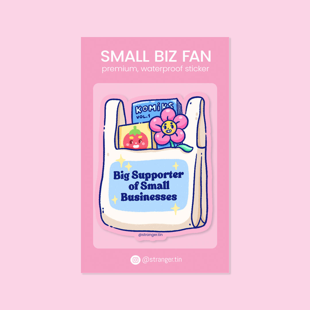 Small Biz Fan Sticker