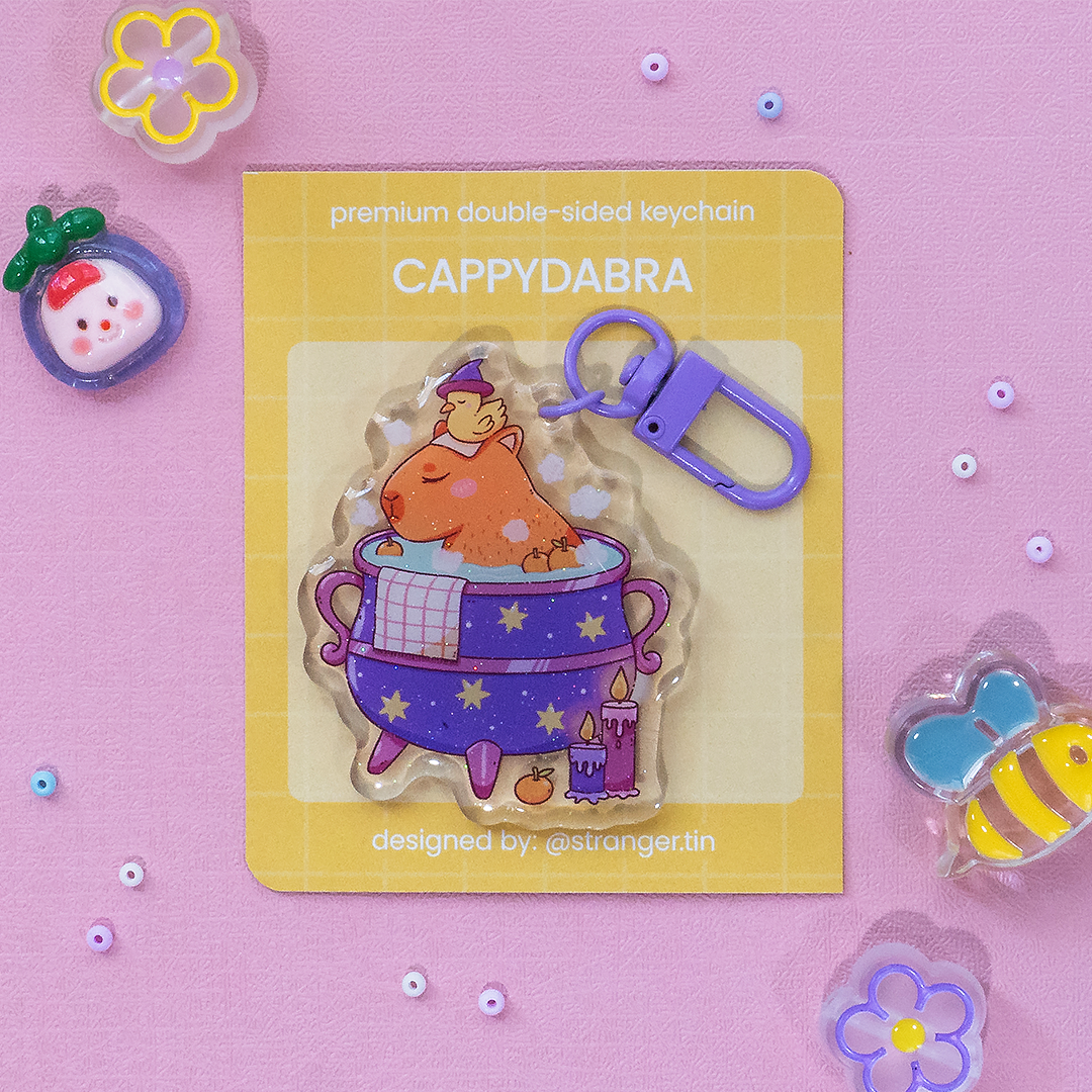 Cappydabra Acrylic Charm