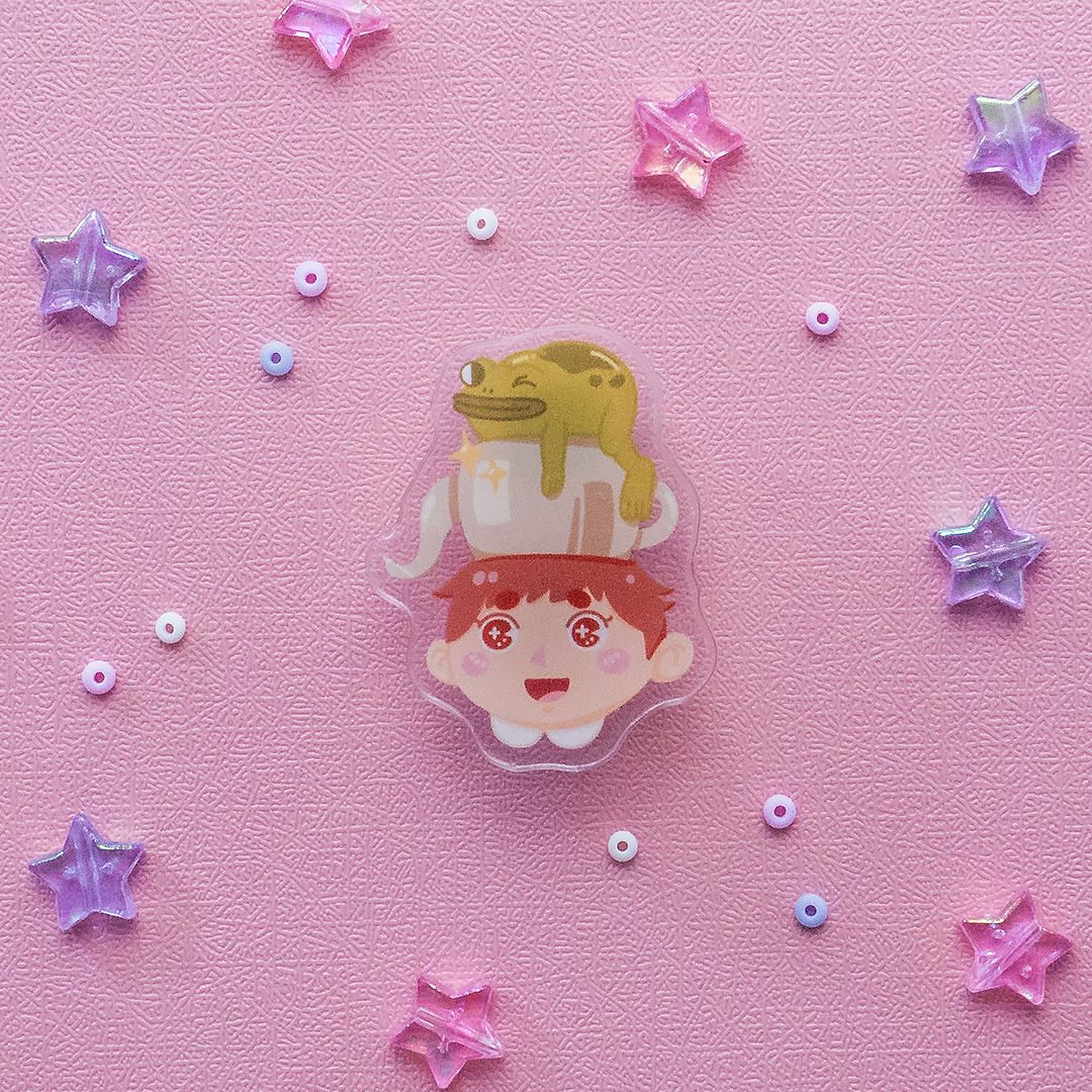 Greg Acrylic Pin