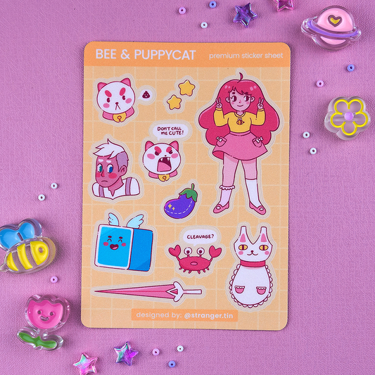 Bee and Puppy Cat Sticker Sheet