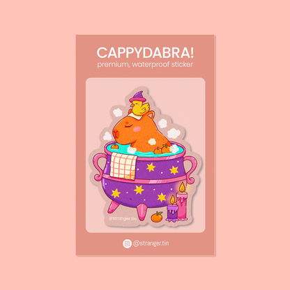 Cappydabra Sticker
