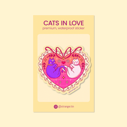 Cats in Love Sticker