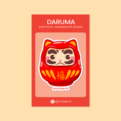 Daruma Sticker