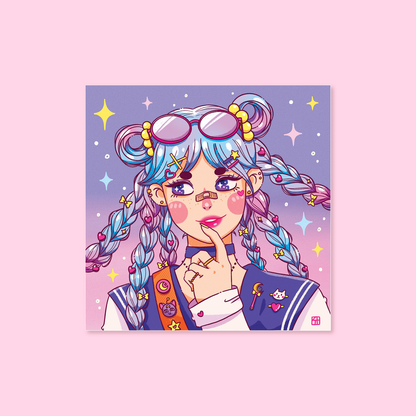 Harajuku Girl Art Print