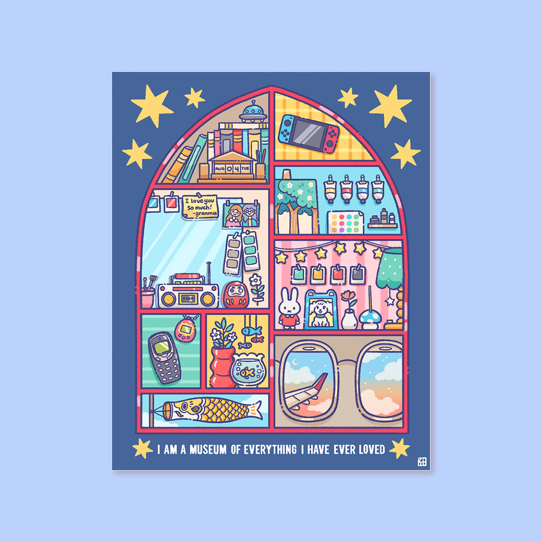I'm a Museum Art Print