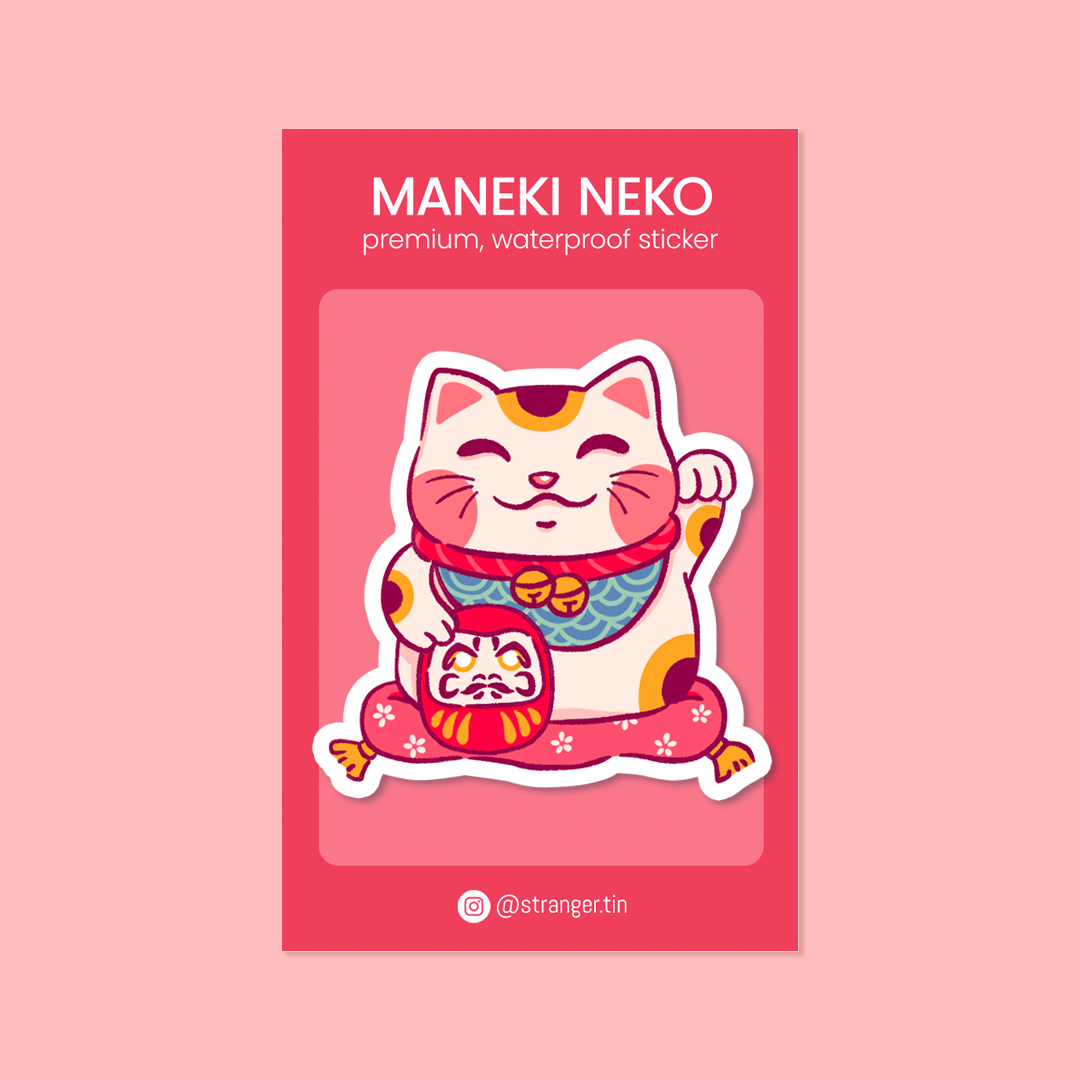 Maneki Neko Sticker