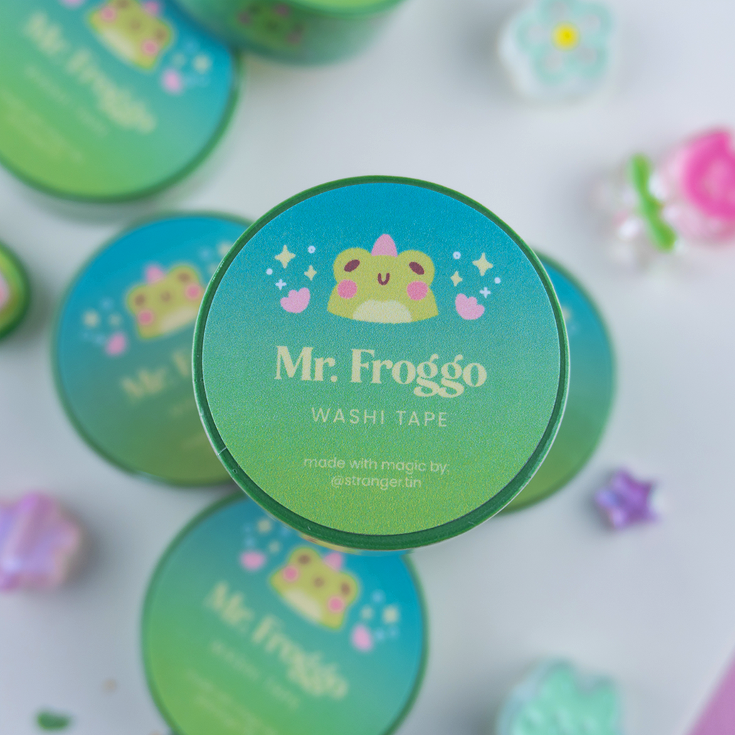 Mr. Froggo Washi Tape