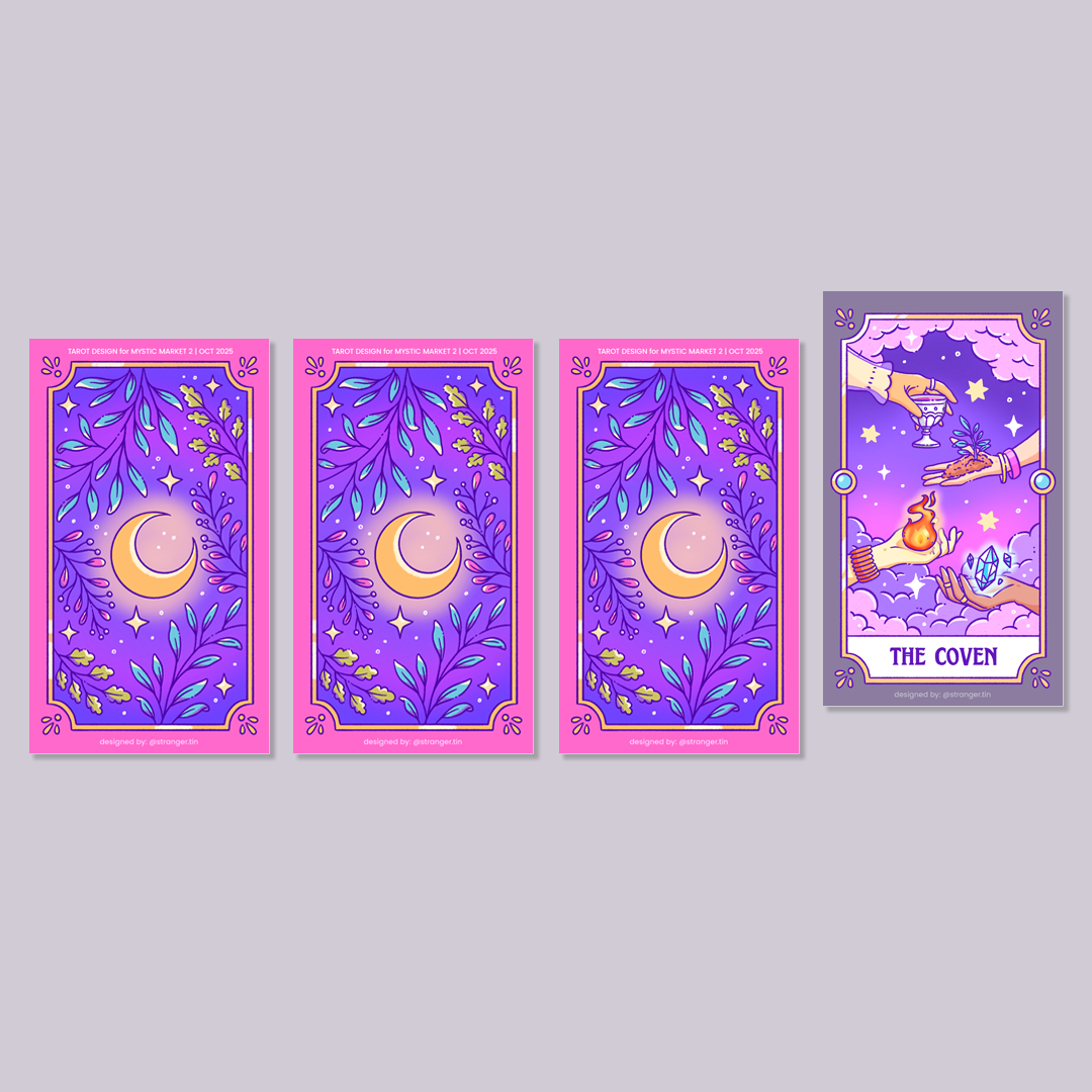 Tarot Series Mini Prints: Mystic Market