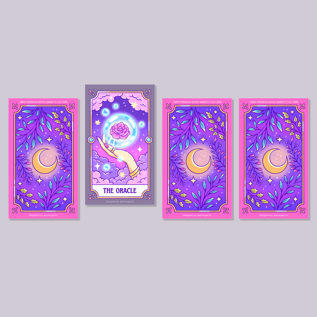 Tarot Series Mini Prints: Mystic Market
