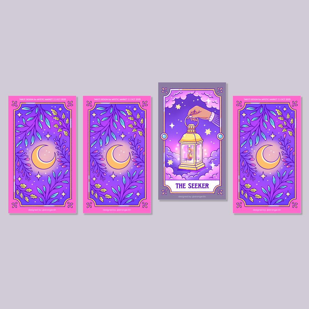 Tarot Series Mini Prints: Mystic Market