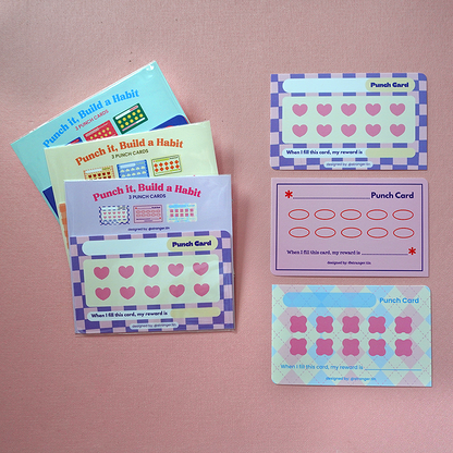 Habit Tracker Punch Cards