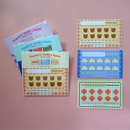 Habit Tracker Punch Cards