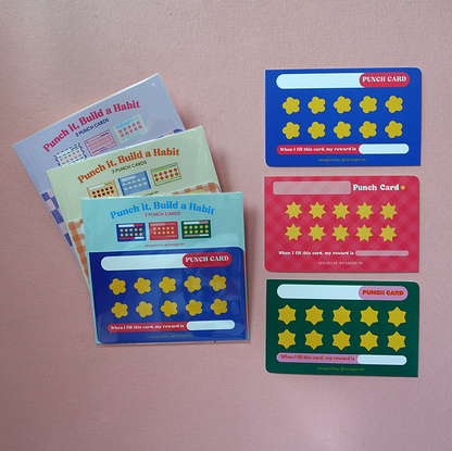Habit Tracker Punch Cards