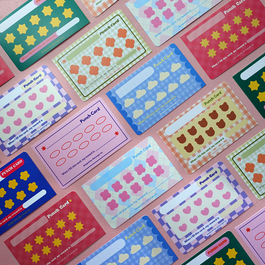 Habit Tracker Punch Cards
