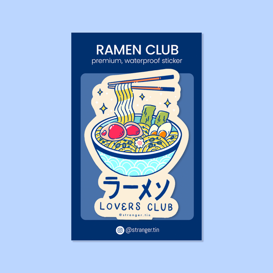 Ramen Club Sticker