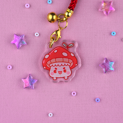 Shroom Doom Acrylic Phone Charm