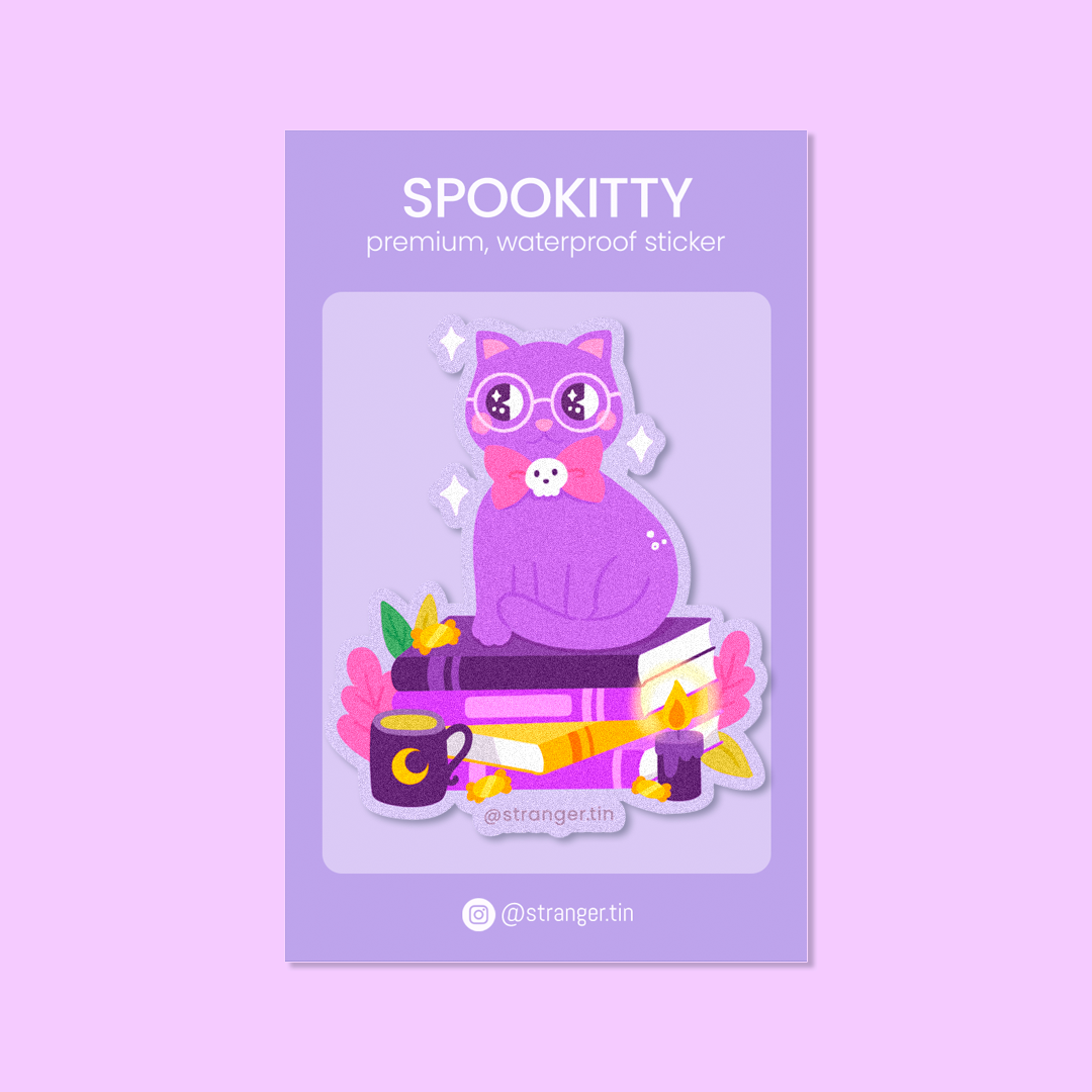 Spookitty Sticker