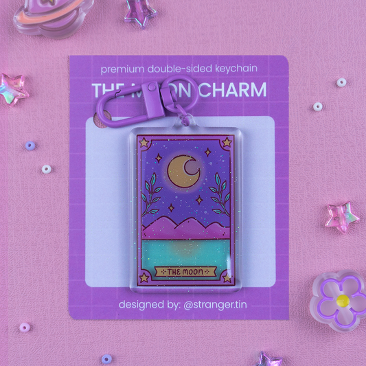 The Moon Acrylic Charm