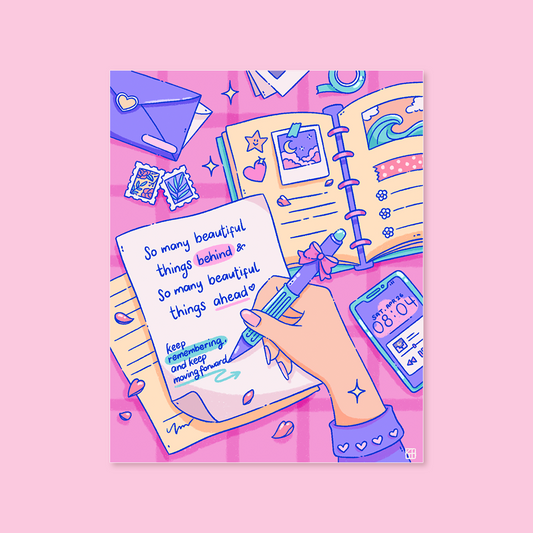 Things Behind Art Print