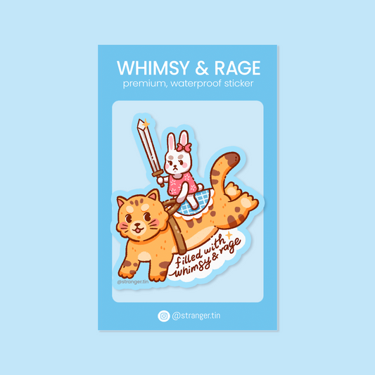 Whimsy & Rage Sticker