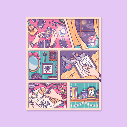 Witchy Routine Art Print