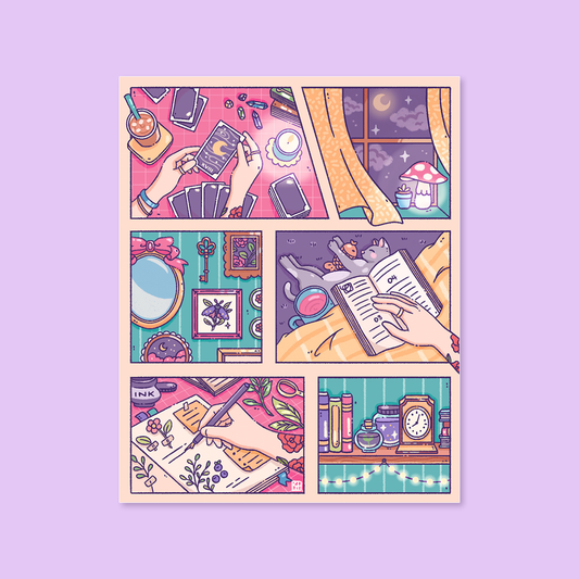 Witchy Routine Art Print