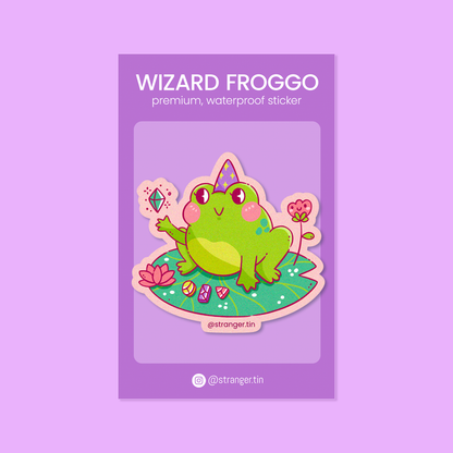Wiz Froggo Sticker