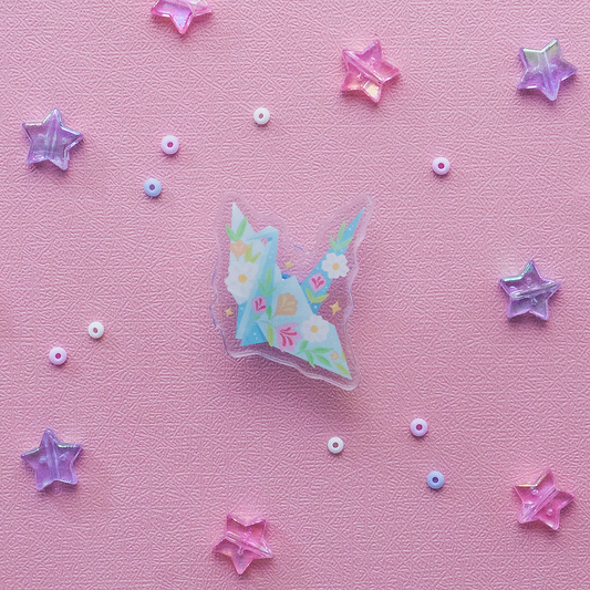 Origami Acrylic Pins