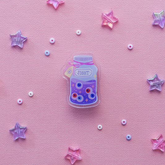 Sight Acrylic Pin